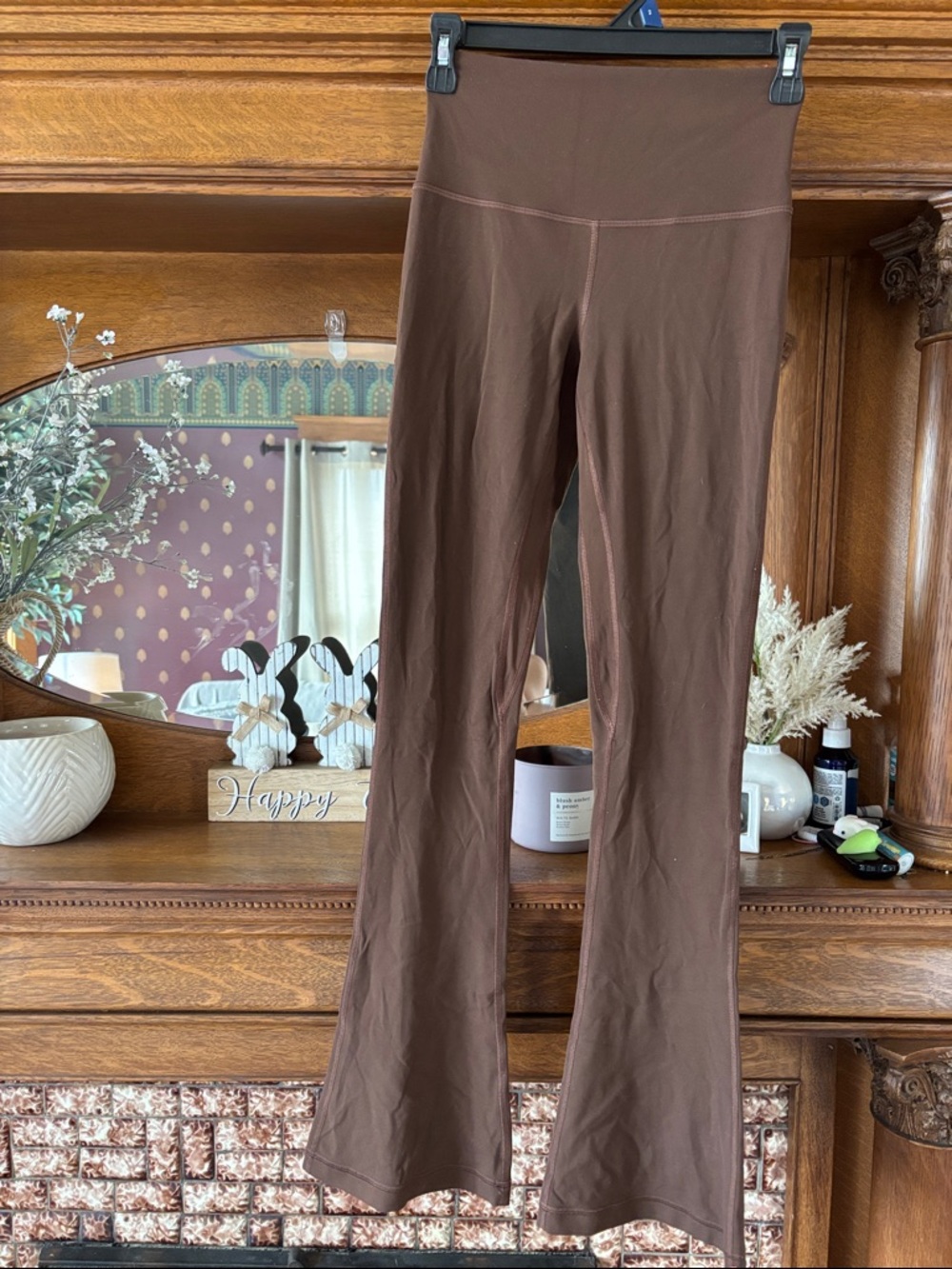 lululemon athletica Brown Flare Leggings